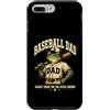 Frog and Bat Studio Custodia per iPhone 7 Plus/8 Plus Funny Baseball Dad Frog Extra Innings Padre Baseball Art