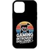 Dog Lover Gaming Introvert AFK Walker Sq Custodia per iPhone 12 mini Gioco introverso amante dei cani AFK Walking My Dog Gamer