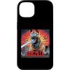Belgian Malinois Puppy Lover PS Custodia per iPhone 13 Divertente retrò giapponese Dogzilla belga Malinois amante dei cani