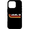 Retro Old 70s School 80s Nostalgic Compu Custodia per iPhone 16 Pro Livello 13 | Vintage Gamers 13 ° Compleanno Estetico Oldschool