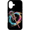T-Shirts de Lacrosse Custodia per iPhone 17 Bastone da lacrosse Graffiti Sport di squadra