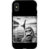 Funny Bigfoot Sasquatch Lochness Monster Custodia per iPhone X/XS Selfie Bigfoot Loch Ness UFO Cryptid Sasquatch Alien Amante