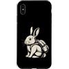 Back To School Bunny Backpack Rabbit Custodia per iPhone XS Max Carino Aula Avventura Coniglio Con Zaino