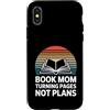 Book Lover Library Bookworm Books Custodia per iPhone X/XS Prenota Mamma Girare Pagine Non Piani