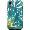 generic Custodia per iPhone XR Design estetico tropicale con foglie estive