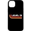 Retro Old 70s School 80s Nostalgic Compu Custodia per iPhone 14 Plus Livello 13 | Vintage Gamers 13 ° Compleanno Estetico Oldschool