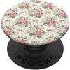 Cottagecore Flower Lover Designs Giardino botanico con peonia rosa, motivo a coquette PopSockets PopGrip Adesivo