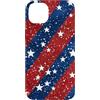 Red White Legacy Co.USA Custodia per iPhone 14 Plus Motivo patriottico americano con stelle e strisce invecchiate