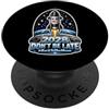 PeeKay Apparel - MoonReturn 2028 Non essere in ritardo #BackToTheMoon PopSockets PopGrip Adesivo
