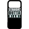 Straight Outta Miami Vintage City Pride Custodia per iPhone 17 Pro Max Direttamente dalla città angosciata vintage di Miami
