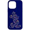 Disney Custodia per iPhone 14 Pro Max Disney Mickey Mouse Spring Flower Easter Egg Silhouette Pose