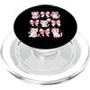 Coquette Bow Aesthetic Cat Graphic Women Coquette Bow Cat Cute Kitty nastro estetico amante dei gatti PopSockets PopGrip per MagSafe