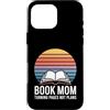 Book Lover Library Bookworm Books Custodia per iPhone 16 Pro Max Prenota Mamma Girare Pagine Non Piani