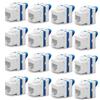 Waytex Keystone RJ45 Short Cat6a UTP senza attrezzi, 16 pezzi, connettore di rete da 10 Gbps 500 MHz - T568A/B - AWG22 a 26