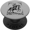 Demonique Tees and Ars Goetia Demon Gift Sabnock Il signore della guerra goetico PopSockets PopGrip Adesivo