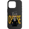 Cursed Italian Brainrot Gamer Secret Tee Custodia per iPhone 16 Pro Tim Cheese - Divertente Agente Segreto Mouse Brainrot Slang Gaming