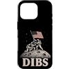 Modern Moon Exploration Science Apparel Custodia per iPhone 16 Pro Luna Astronauta Dibs Artemide Missione Lunare Spazio Scienza Arte