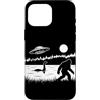 Funny Bigfoot Sasquatch Lochness Monster Custodia per iPhone 16 Pro Max Bigfoot Loch Ness Mostro Nessie UFO Foresta Aliena Cryptid
