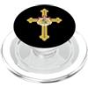 Stemma della Svezia cristiana Croce cristiana della Svezia - Stemma svedese PopSockets PopGrip per MagSafe