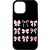 Cute Coquette Bow Aesthetic Gifts Women Custodia per iPhone 12 Pro Max Carino Coquette Bow Ribbon Estetica Ragazze Adolescenti Bambini