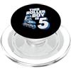 Roller Birthday Apparel Roller Boy, pattinatore per 5° compleanno, per bambini, età 5 anni PopSockets PopGrip per MagSafe
