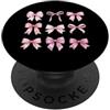 Cute Coquette Bow Aesthetic Gifts Women Carino Coquette Bow Ribbon Estetica Ragazze Adolescenti Bambini PopSockets PopGrip Adesivo