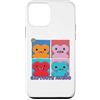 Fuggler Custodia per iPhone 12 mini Gaptooth Mcgoo Arancione Lilla Rosso & Blu Laboratorio Misfit