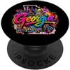 Regali dello Stato della Georgia & Co. Orizzonte della Georgia dello stato degli Stati Uniti PopSockets PopGrip Adesivo
