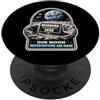 PeeKay Apparel - MoonReturn Riservato all'umanità 2028 PopSockets PopGrip Adesivo
