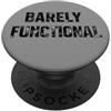 Funny Tech Humor Minimal Dark Mood Citazione minima umorismo sarcastico divertente a malapena funzionale PopSockets PopGrip Adesivo