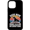 Reading Book Lover Humor Custodia per iPhone 13 Pro Max Prenota mamma libri cani e nessuna interruzione