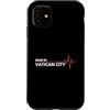 Vatican City Made In Place of Birth Nati Custodia per iPhone 11 Città del Vaticano Paese di nascita Made In