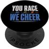 Triathlete Family Matching Race Day Crew Supporto per triathlon Crew Swim Bike Run Race Day PopSockets PopGrip Adesivo
