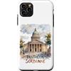 Utopia Sport Paris France Shop Custodia per iPhone 11 Pro Max Panthéon Sorbonne Parigi Francia Acquerello