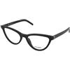 Saint Laurent SL M138 001 | Occhiali da Vista Graduati | Prova Online | Plastica | Cat Eye | Nero | Adrialenti