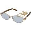 Marc Jacobs Marc 496/S 013/KU | Occhiali da Sole Graduati o Non Graduati | Prova Online | Metallo | Esagonale | Oro | Adrialenti