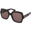 Gucci GG1337S 009 | Occhiali da Sole Graduati o Non Graduati | Prova Online | Plastica | Oversize | Marrone, Havana | Adrialenti