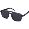 Hugo by Hugo Boss Hugo Boss HG 1335/S PJP/IR | Occhiali da Sole Graduati o Non Graduati | Prova Online | Plastica | Quadrati | Blu, Trasparente | Adrialenti