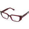 MAX&Co. MO5207 069 | Occhiali da Vista Graduati | Plastica | Rettangolari | Viola, Trasparente | Adrialenti
