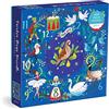 Galison 780735371194 12 Days Wreath Christmas Jigsaw Puzzle, Multicoloured, 500 Pieces