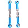 Dilwe Asta Tirante da 2 Pezzi RC, Set di Upgrade Tirante in Alluminio Regolabile per HSP 94111 94188 94118 Modello Auto RC(blu)