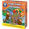 Orchard Toys Jungle Snakes & Ladders - Gioco educativo di Numeri e Conteggio per bambini da 4 a 7 anni (Edizione Inglese)