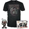 Funko Pop! & Tee: Tar Wars - Boba Fett - Small - (S) - Star Wars - T-Shirt, Maglietta - Vestiti con Figura in Vinile da Collezione - Idea Regalo - Giocattoli e Top a Maniche Corte per gli Adulti
