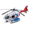 Dickie Toys - Airbus H145 Elicottero Giocattolo 1:24 con Luci e Suoni, Verricello Manuale, Portiere e Portellone Apribili, 54 cm, +3 anni, 203719035