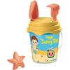 MONDO Toys COCOMELON Bucket Set, Set Mare Renew Toys con Secchiello, Paletta, Rastrello, Setaccio, Formina, Annaffiatoio Inclusi, Multicolore, 17 cm, 28700