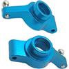 RCGOFOLLOW 2 pezzi porta mozzo sterzo posteriore in lega di alluminio per 1/18 Wltoys A949 RC aggiornamento in metallo tazza ruota posteriore auto telecomandata, blu