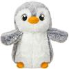 Aurora World 73749, Pinguino Pompom, 15 cm, Peluche, Grigio/Bianco
