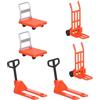 MUSISALY Set 6 Pezzi Mini Carrelli Elevatori Giocattolo in Plastica Sicura, Veicoli da Costruzione in Miniatura, Gioco Educativo Creativo per Feste e Compleanni