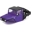 INJORA IR40 Carrozzeria del Camion con Gabbia Tubolare per Upgrade TRX4M Defender Bronco 1/18 RC Crawler (Viola)