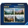 Ravensburger - Puzzle 4 Stagioni del Castello delle Fiabe, 18000 Pezzi, Idea regalo, per Lei o Lui, Puzzle Adulti